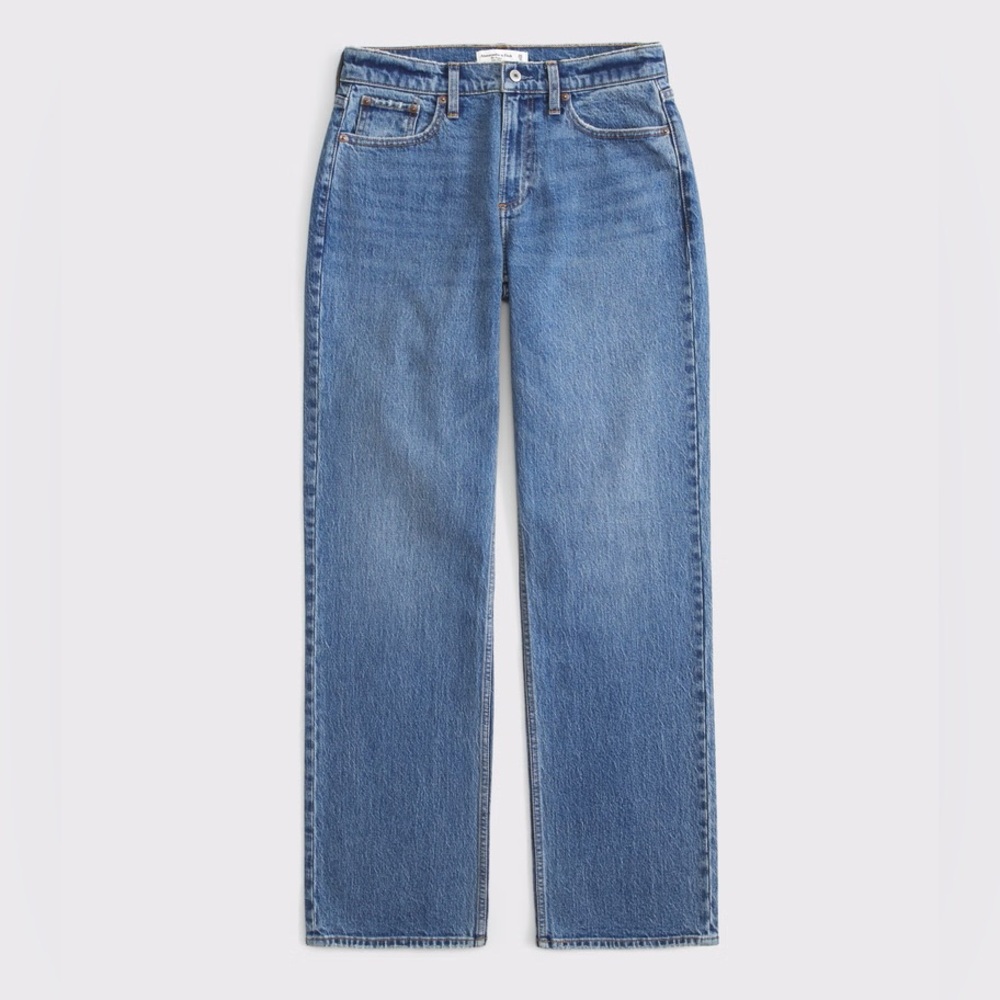 Abercrombie - Curve Love Low Rise Baggy Vintage Comfort Stretch Jean